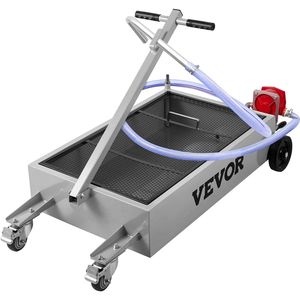 Bac de vidange d'huile pliable à profil bas de 15 gallons grande capacité avec pompe manuelle – Outil de réparation automobile pour vidange d'huile - Product Image 1