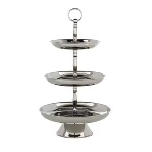 Classic Design Metal Cake Stand Cake Display Stand Dessert Serving Tray Party Table Decoration - Product Image 4