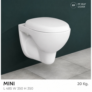 Inodoro Suspendido de Una Pieza, Cerámico, con Sifón, Tanque Oculto, Desodorización Automática, Diseño Moderno, para Hogar u Oficina - Product Image 3