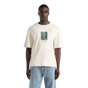 <b>Men</b> O Neck Short Sleeve <b>T</b> <b>Shirt</b> Art Portrait Chest Graphic <b>Floral</b> Artwork Back Print Relaxed Fit Wholesale Custom OEM Cotton Tee - Product Image 1