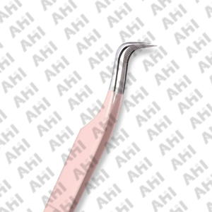 Pince à cils professionnelle légère pour extensions de cils, techniques de volume et d'isolation, en acier inoxydable - Product Image 3