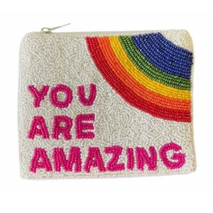 Monedero con Cuentas y Cierre de Cremallera, Mini Bolsa para Monedas, Tarjetas y Maquillaje, Regalo para Niñas y Mujeres - Product Image 3