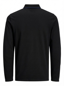Camisa Premium de Manga Larga para Hombre, 100% Poliéster, Estilo Casual Elegante, con Logotipo Personalizado en la Parte Delantera - Product Image 2