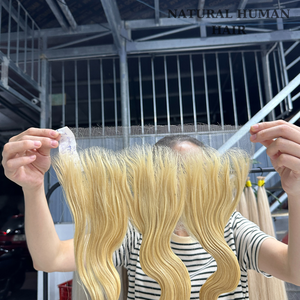 8 - 32 pouces de haute qualité cheveux bruts vietnamiens dentelle frontale perruque texture droite HD dentelle pour les femmes noires non traitées avec la taille du bonnet - Product Image 2