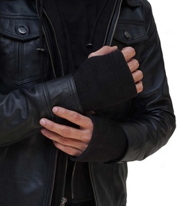 Chaqueta de Cuero para Hombre, Diseño Único, Última Moda, Servicio OEM, Alta Calidad, Resistente al Viento e Impermeable, Color Personalizado - Product Image 5