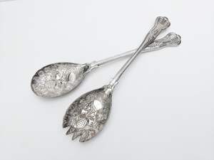 Juego de Servidores de Ensalada de Acero Inoxidable para Cocina Ecológica y Comida sin Desperdicios, Fácil de Limpiar, para Fiestas y Recepciones de Bodas - Product Image 3