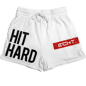 Shorts d'entraînement en maille pour hommes, en polyester et élasthanne de haute qualité, avec logo personnalisé sublimé, motif graphique, pour la course, le combat et la gym, avec cordon de serrage - Product Image 3
