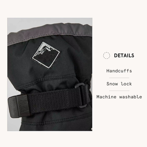 High Quality Leather Electrical Heated Men's <b>Ski</b> Gloves Wholesale Custom Waterproof Windproof Winter Snowboard Mitts - Product Image 2