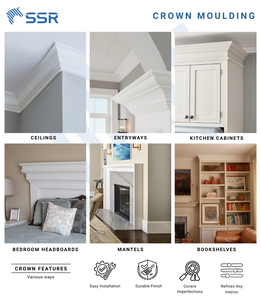 ไม้สน SSR ชุบรองพื้นสำเร็จรูป สำหรับงานตกแต่งภายใน บัวเชิงผนัง บัวฝ้าเพดาน เกรดส่งออก สำหรับพันธมิตร B2B - Product Image 3