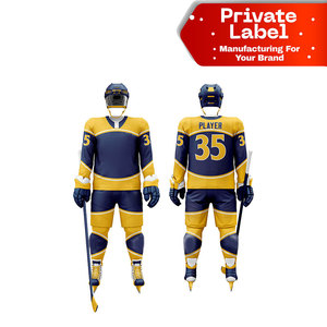 Custom Print <b>Name</b> and Number Ice Hockey Uniforms Wholesale Private <b>Label</b> Heavyweight Custom Ice Hockey Shirts Bulk - Product Image 1