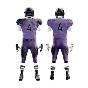 Maillots de football américain personnalisés de qualité supérieure, en mesh absorbant la transpiration, pour hommes et femmes - Product Image 2