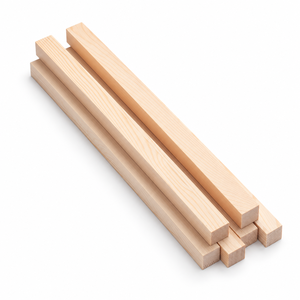 Natural <b>Wood</b> <b>Square</b> Dowels Rectangle Shape DIY Crafts Wooden Rods Sticks for Decorations Freestanding Solid <b>Wood</b> <b>Square</b> Dowel - Product Image 1