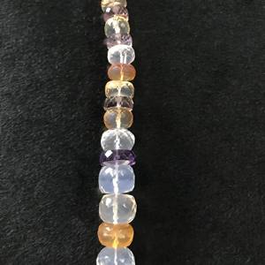 100% Natural IGI Certified AA Grade Rondelle Multi Disco Faceted <b>Beads</b> 8mm-11.5mm <b>Stone</b> <b>Beads</b> Multi Color Multi Fire Vivaaz Gems - Product Image 5