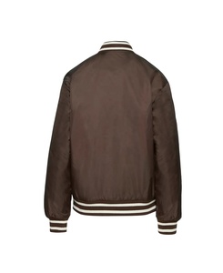 Nouvelle veste universitaire en satin uni, tendance, pour l'hiver, grande taille, style club de baseball, personnalisable, taille adulte, en satin de soie - Product Image 1