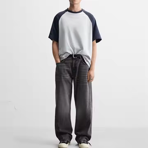 Conjunto de Verano para Hombre, Transpirable, Informal, Sólido, ODM de 2 Piezas con Logotipo Personalizado, Camiseta de Cuello Redondo de Algodón Tejido y Pantalones Cortos - Product Image 6