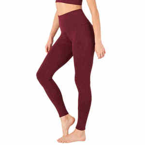 Legging Femme 2025 à Faible MOQ, Vêtement de Sport Sans Couture, Legging de Fitness 100% Coton pour Femme - Product Image 3