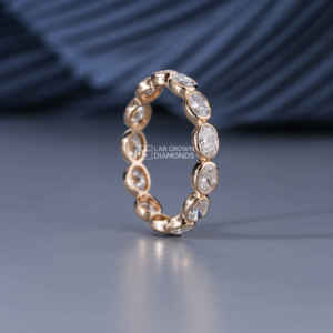 แหวนมอยซาไนต์ทรงรีทองคำ 14K สำหรับผู้หญิง หรูหรา น้ำหนักรวม 1.71 กะรัต น้ำหนัก 1.82 กรัม งานแต่งงาน งานหมั้น เครื่องประดับชั้นดี - Product Image 6