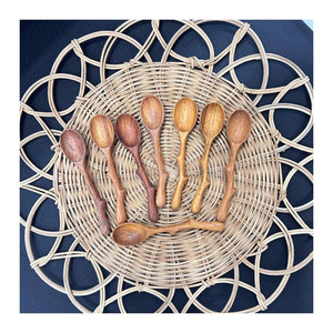 ช้อนขนมหวานไม้ ช้อนไอศกรีมไม้ธรรมชาติ ทำมือ สไตล์เรียบง่าย สำหรับร้านกาแฟ ร้านอาหาร ขายส่ง เวียดนาม 99 GD - Product Image 1