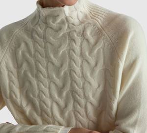 Pull en maille élégant pour femme - Couleur unie, coupe ajustée, idéal pour l'hiver - Haut en tricot doux et respirant pour femme, parfait pour l'automne - Product Image 3