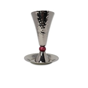 Copa de latón dorado de alta demanda, resistente, para Kiddush, para bodas, fiestas, eventos y regalos - Product Image 6