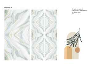 Baldosa de Porcelana Brillante Golden Bookmatch de 600x1200 mm para Piso y Pared, Diseño de Mármol PGVT - Product Image 4