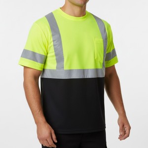 Camisa de Seguridad Reflectante Resistente para Trabajadores de Obras de Construcción y Equipos de Mantenimiento - Product Image 1