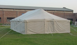 เต็นท์ทะเลทรายดีลักซ์ ผ้าแคนวาสฝ้าย 100% – เต็นท์กันน้ำหลายชั้น ทนลม สำหรับตั้งแคมป์ แกลมปิ้ง และกิจกรรมกลางแจ้ง - Product Image 3