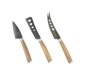 ชุดมีดชีสโลหะแบบคลาสสิกสำหรับเสิร์ฟบนโต๊ะอาหาร อุปกรณ์ตัดชีสคุณภาพพรีเมียมสำหรับการรับประทานอาหาร - Product Image 1