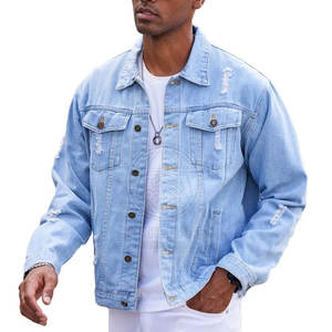 Chaqueta de Mezclilla para Hombre, Estilo Vintage, Corte Ajustado Moderno, 100% Algodón, Marca Shakehand International, Chaqueta de Invierno para Uso Diario, Superventas - Product Image 2