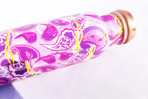 Vaso de cobre de metal Vaso de cobre para deportes, gimnasio, Aire libre, yoga, beneficios para la salud (30 oz) - Product Image 2