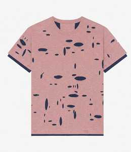 Camiseta de algodón oversize para hombre con logo frontal personalizado, diseño desgastado y recortado, estilo streetwear, transpirable y ecológica. - Product Image 6