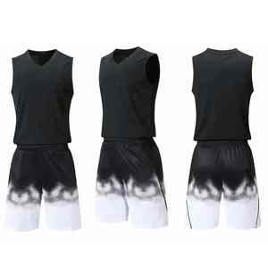 Ensemble de maillots de basket personnalisés pour hommes, kit short sans manches, vêtements de sport d'équipe personnalisés, vente en gros OEM ODM - Product Image 1