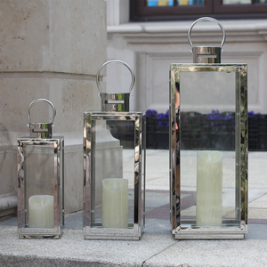 โคมไฟตกแต่งบ้านสไตล์ยอดนิยม คุณภาพสูง ทำจากสแตนเลส ที่ใส่เทียนแบบคลาสสิก - Product Image 4