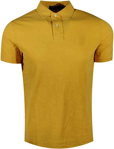 เสื้อโปโลกอล์ฟผู้ชายผ้าฝ้าย 100% สั่งทำโลโก้ได้ ขายส่ง เป็นมิตรกับสิ่งแวดล้อม ระบายอากาศได้ดี เสื้อผ้ากีฬาลำลองแบบเรียบง่าย ผู้ผลิต OEM - Product Image 2