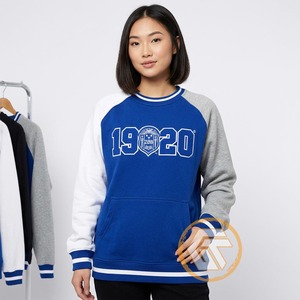 เสื้อสเวตเชิ้ตผ้าฝ้ายฟลีซปักลายระบายอากาศได้ดีสำหรับสตรีชมรม Zeta Phi Beta ของ GREEK TREASURES แบบสั่งทำขายส่ง - Product Image 3