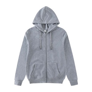 Sudadera con capucha para hombre de alta calidad, 100% algodón, cómoda, transpirable, con cremallera y estampado personalizado para el invierno. - Product Image 2