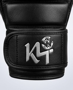 Gants de boxe demi-doigts en cuir PU respirants pour entraînement et sparring MMA, Muay Thai, Kickboxing toutes saisons KLTW INT'L KL-MMA-001 - Product Image 5