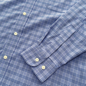 Camisa informal holgada de manga larga con estampado a cuadros que absorbe la humedad - Product Image 6