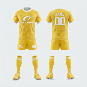 Professional Rugby Uniform Set Custom Front Logo Printed <b>Mesh</b> <b>Short</b> 100% Polyester Quick Dry Elastic Waist Unisex Custom Team - Product Image 2