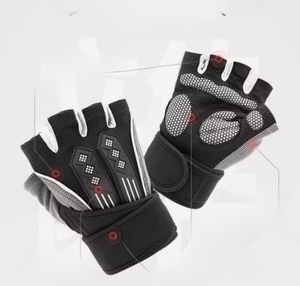 Guantes Deportivos de Medio Dedo Personalizados de Marca, Económicos, Unisex, Ligeros, de Nailon, para Ciclismo, Fitness, Gimnasio, Ejercicio - Product Image 2