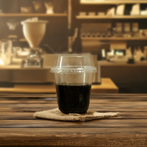 Clear PP <b>Plastic</b> <b>Cups</b> 95mm Diameter Round Disposable Beverage <b>Cups</b> For Iced Coffee Tea Juice - Product Image 6