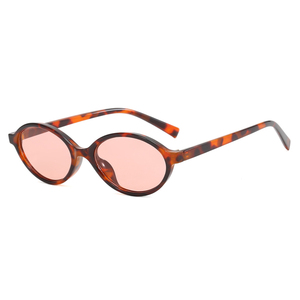 Customized Oval <b>Frame</b> High End Sunglasses Concave Shape Fashionable Sunglasses Sun Shading - Product Image 4
