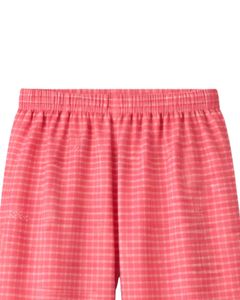 Ensemble de pyjama pour femmes à carreaux roses personnalisés, manches longues, boutons, vêtements de nuit doux et respirants en coton, ensemble de détente deux pièces - Product Image 5