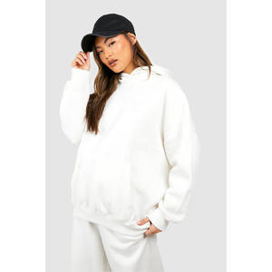 Custom Embroidered 100% Cotton Fleece Long Sleeve Plus Size Women's <b>Hoodies</b> Autumn Winter Workout <b>Gym</b> - Product Image 1