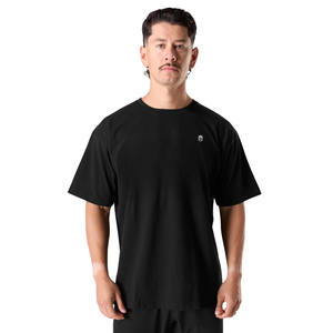 Camiseta Negra de Manga Corta para Hombre, Cómoda, de Algodón Premium, Informal, Elegante, para Gimnasio, Deportiva, Venta al Por Mayor - Product Image 1