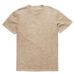 เสื้อยืดคอกลมแขนสั้นทรงหลวมสำหรับผู้ชาย ผ้าฝ้ายเจอร์ซีย์ 100% ดีไซน์เรียบง่าย สไตล์วินเทจ รับสกรีนลาย ป้องกันการหดตัว ระบายอากาศได้ดี - Product Image 1