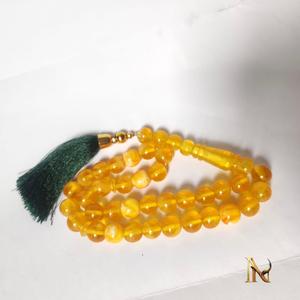 Rosario Musulmán Premium Hecho a Mano con Figuras de Resina, Regalo Islámico, Decoración para el Hogar, Tema de Ángel, Forma de Búho - Product Image 1