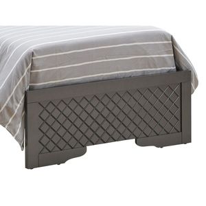 Lit double Verona G6702C TB3 rembourré en noir métallisé - Product Image 5