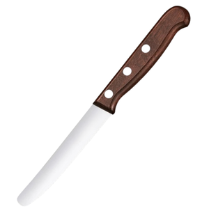 Cuchillos para pan con mango de madera marrón, hoja dentada de acero inoxidable, cuchillos de panadería con triple remache para cortar pan, pasteles y repostería - Product Image 5
