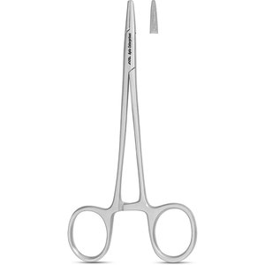Portaagujas Mayo Hegar de 5.5 Pulgadas con Bloqueo Fuerte y Mordazas Dentadas, Autoclavable, Acero Inoxidable de Grado Quirúrgico - Product Image 1